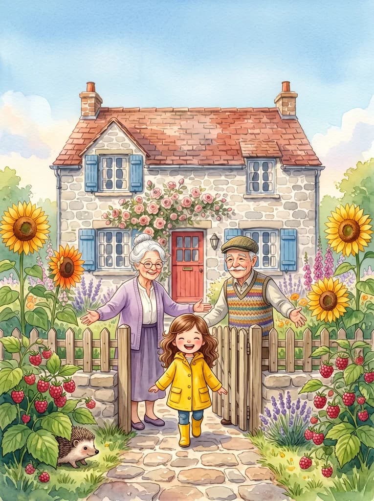 Julia et le jardin magique de Mamie